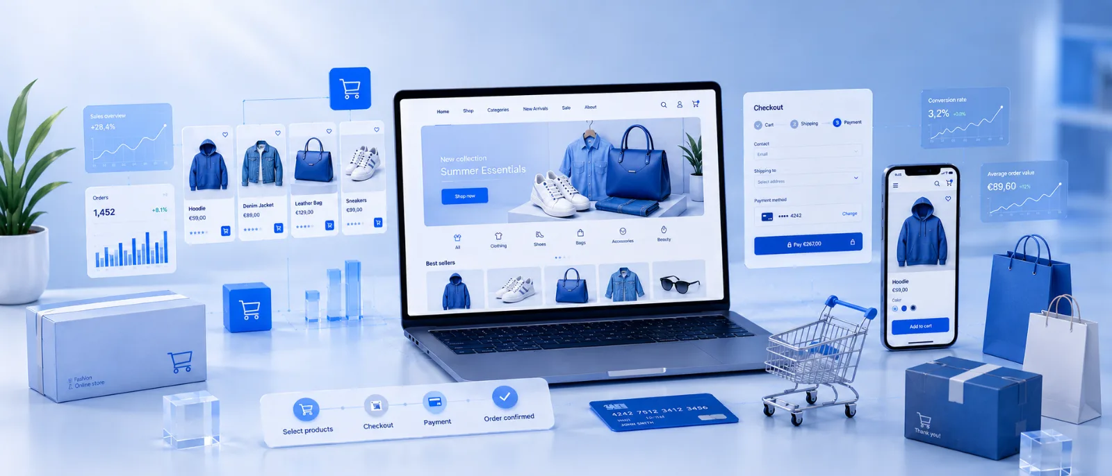 Realizzazione e-commerce professionali