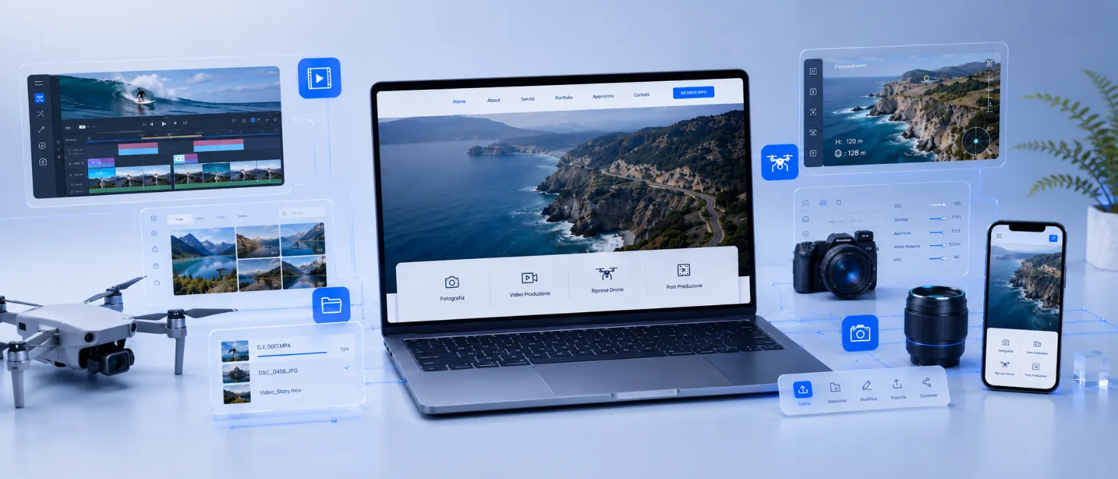 Foto video e riprese drone professionali