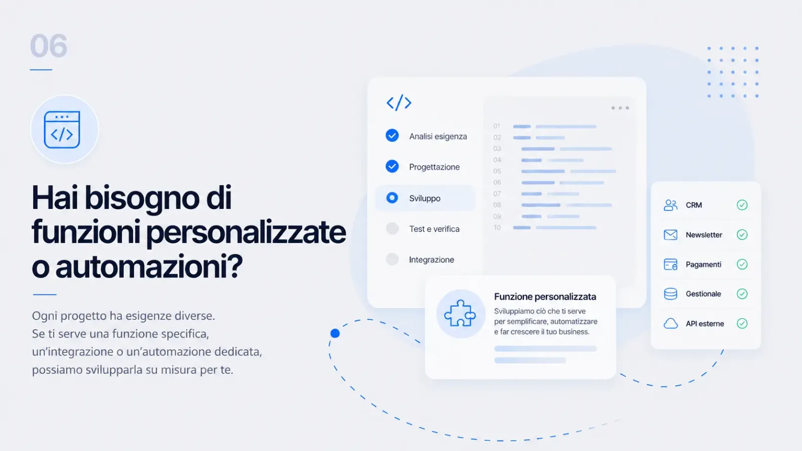 Funzioni personalizzate e automazioni su misura